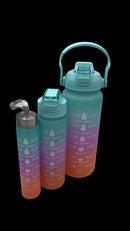 Kit C/ 3  GARRAFA MOTIVACIONAL - DIVERSAS CORES