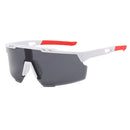Oculos de sol espelhados modelo Goggle para ciclismo e esportes.