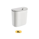 Lixeira de Parede com Tampa 7L/9L – Suspensa, Prática e Economiza Espaço