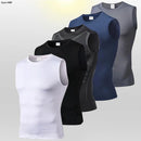 Camiseta regata de compressão maculina
