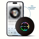 Caixa de Som Bluetooth Portátil Premium com LED e Ventosa à Prova d'Água