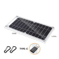 Painel Solar Portátil e Flexível 5V USB-C – Energia Onde Você Estiver