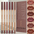 Lápis Delineador Labial Fosco Velvet – Kit com 6 Cores