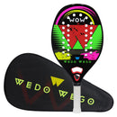 Raquete de  Beach Tennis praia 3k 12k fibra de carbono.