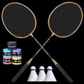 Conjunto de raquete de badminton com liga leve desmontavel esporte fitniss.