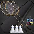 Conjunto de raquete de badminton com liga leve desmontavel esporte fitniss.