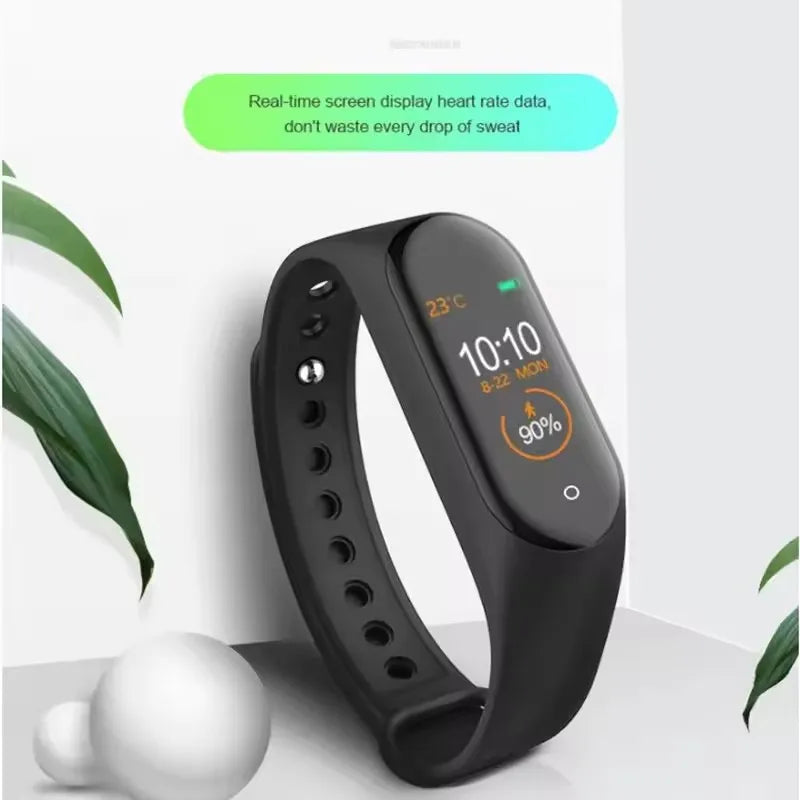 Relógio Inteligente Smart Band Pulso Batimento Passômetro M4
