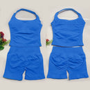 Conjunto de roupa fitness treino yoga.