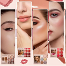Paleta de maquiagem completa premium com 67 cores, incluindo sombras, blush, contorno e iluminador de alta pigmentação para maquiagem profissional.
